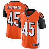 Nike Men & Women & Youth Bengals 45 Malik Jefferson Orange NFL Vapor Untouchable Limited Jersey,baseball caps,new era cap wholesale,wholesale hats